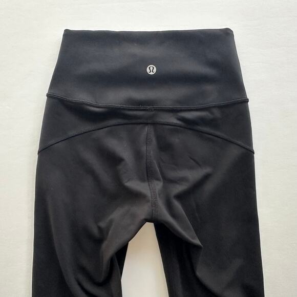 Lululemon In Movement 7/8 Tight *Everlux 25" Black Size 2 Gym Run #W5ANXS - Picture 5 of 6